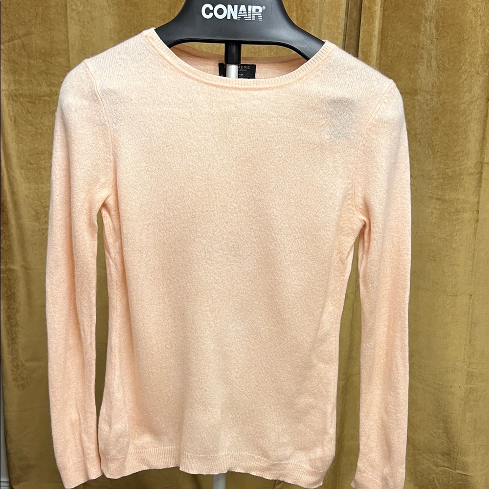 Baby Pink Cashmere  Long Sleeve sweater